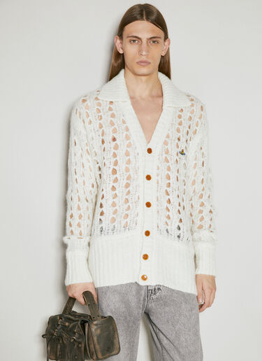 Vivienne Westwood レースワークカーディガン クリーム vvw0154007