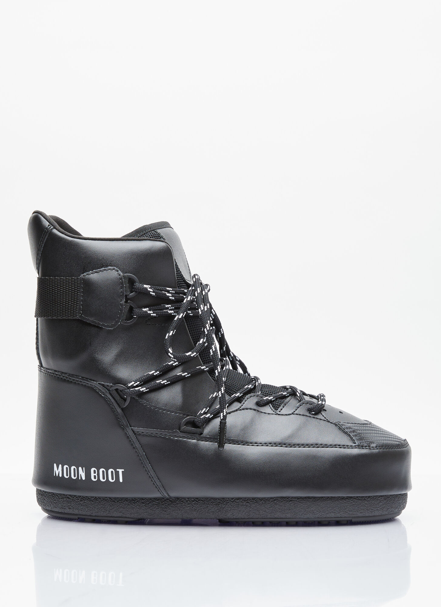 Moon Boot Sneaker Mid Boots In Black