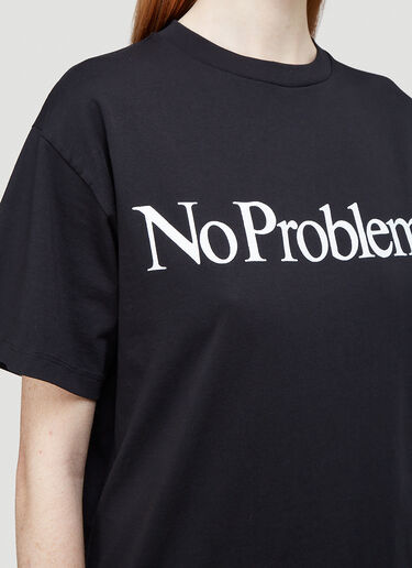 Aries No Problemo T-Shirt Black ari0344017