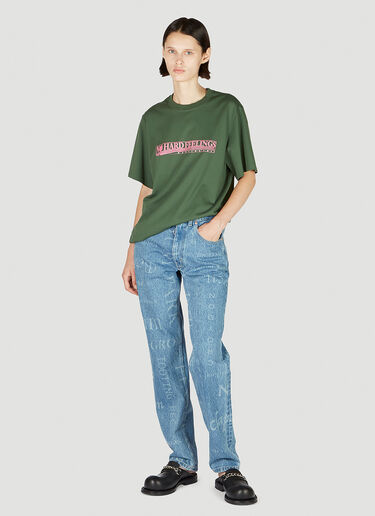 Martine Rose No Hard Feelings T-Shirt Green mtr0252005