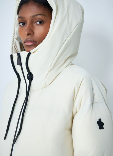 Moncler Grenoble Allesaz 连帽短款羽绒服  白色 mog0262007