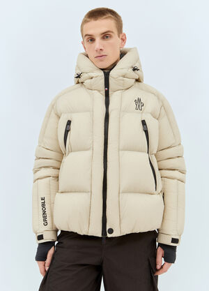 Moncler Grenoble Cherferie Short Down Jacket Cream mog0158001