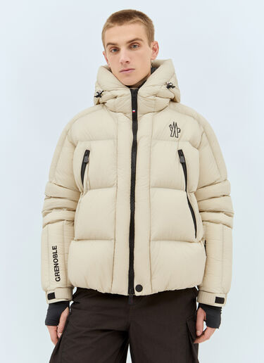 Moncler Grenoble Cherferie Short Down Jacket Cream mog0158001