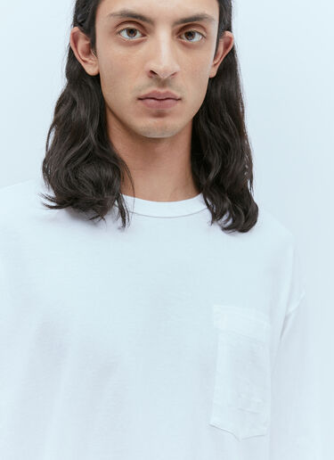 徽标刺绣 T 恤 Stone Island 徽标刺绣 T 恤 白色 sto0154077