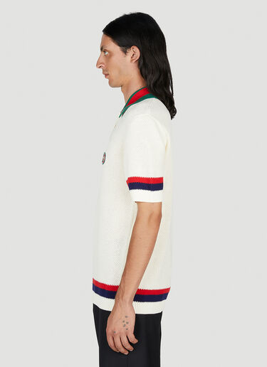 Gucci Web Polo Shirt Ivory guc0153033