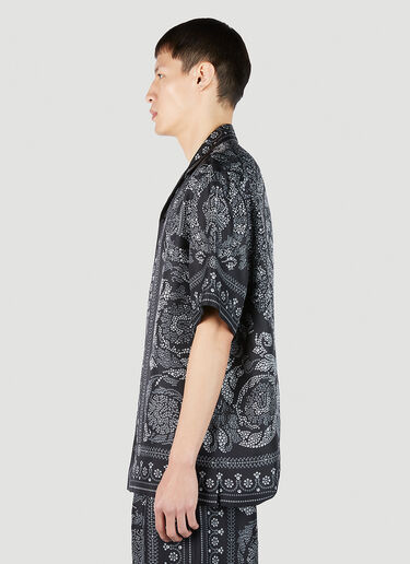 Versace Baroque Silk Shirt Black ver0151011