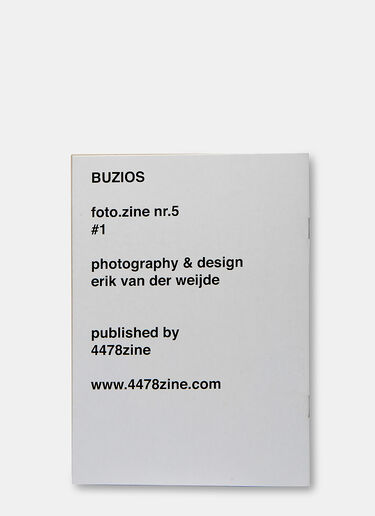 Books Foto.zine nr.5 by Erik van der Weijde Black dbn0505124