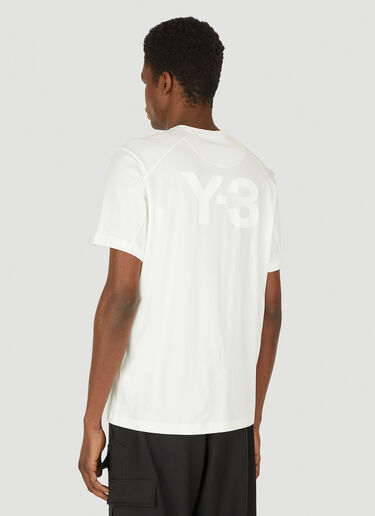 Y-3 Logo Motif T-Shirt White yyy0149010