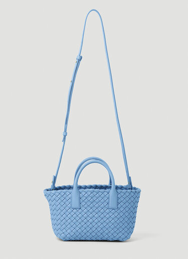 Bottega Veneta Cabat 미니 토트백 블루 bov0252008