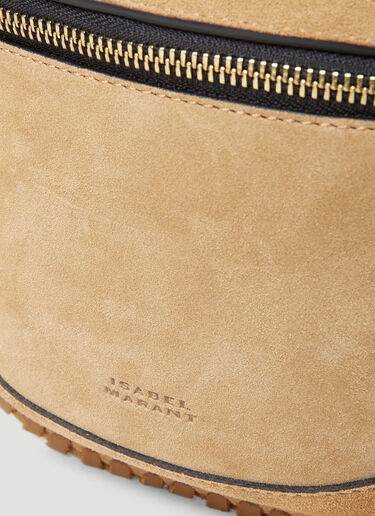 Isabel Marant Skano Shoulder Bag Beige ibm0253039