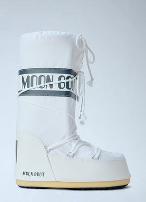 Moon Boot Icon Nylon Boots White mnb0366002