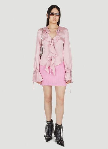 Blumarine Knit Skirt Pink blm0249005