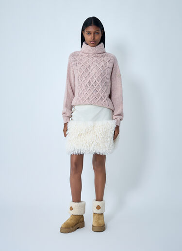 Moncler Eco Nylon Mini Skirt White mon0262016