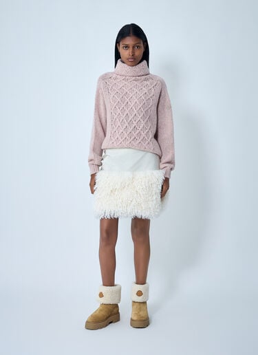 Eco Nylon Mini Skirt Moncler Eco Nylon Mini Skirt White mon0262016