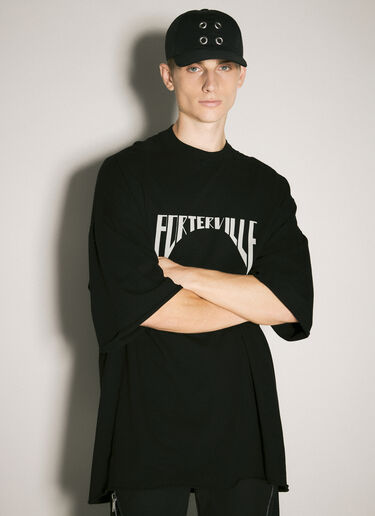 Rick Owens DRKSHDW 孔眼棒球帽 黑色 drk0158020