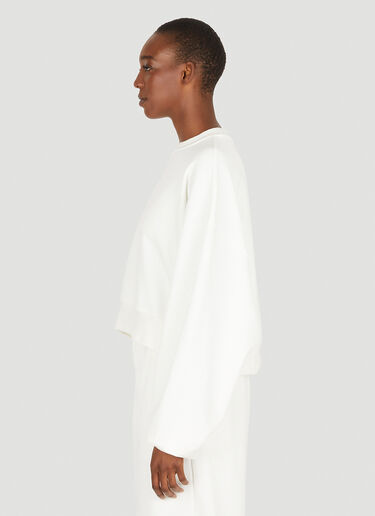 WARDROBE.NYC x Hailey Bieber Oversized Sweatshirt White wrh0250008