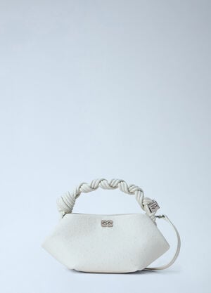 GANNI Bou Mini Handbag White gan0265054