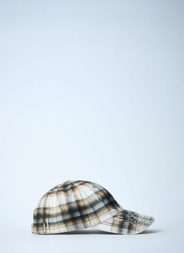 Acne Studios Logo Motif Baseball Cap Beige acn0361006