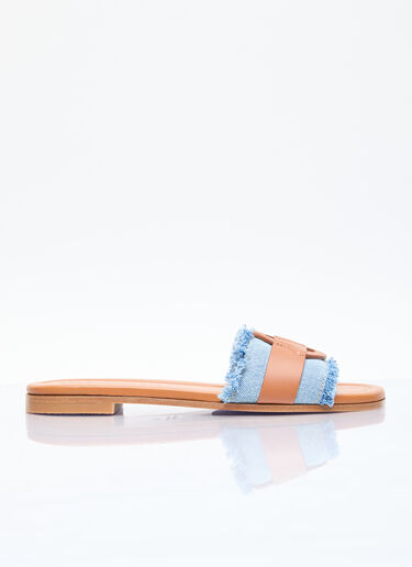 Moncler Bell Slides Blue mon0256030