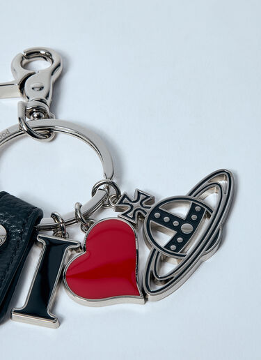 Vivienne Westwood I Love Orb Keyring Black vvw0159023