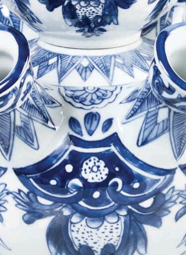 &k Amsterdam Tulip Pyramid Vase Blue wps0692356