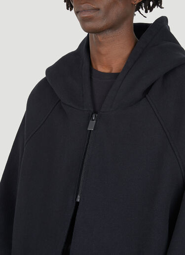 1017 ALYX 9SM Raw Cut Hooded Sweatshirt Black aly0147011