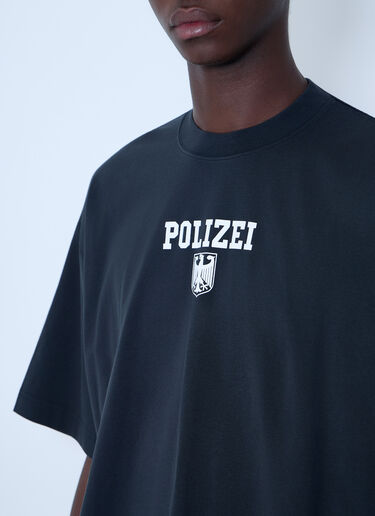 Polizei T-Shirt Vetements Polizei T-Shirt Black vet0162006