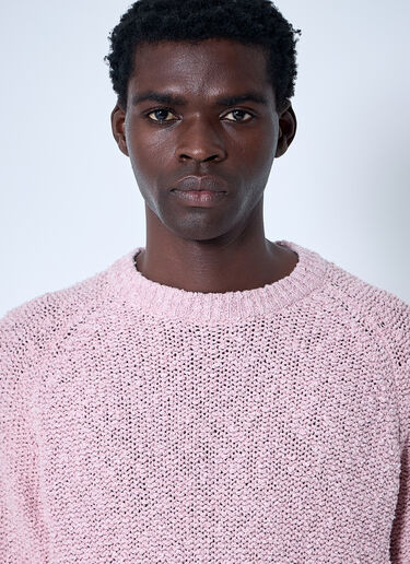 Noah Popcorn Yarn Sweater Pink noa0160018