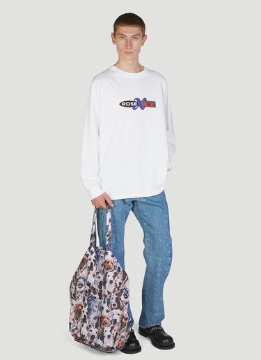 Martine Rose Oversized Long Sleeve T-Shirt White mtr0152009