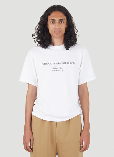 UNDERCOVER Undercoverism Is For Rebels T 恤 白色 und0146002