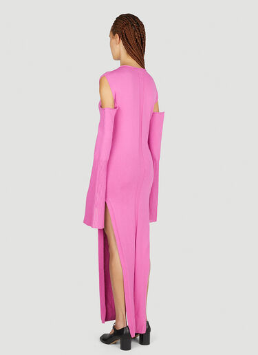 Rick Owens Cut Out Knit Dress Pink ric0251041