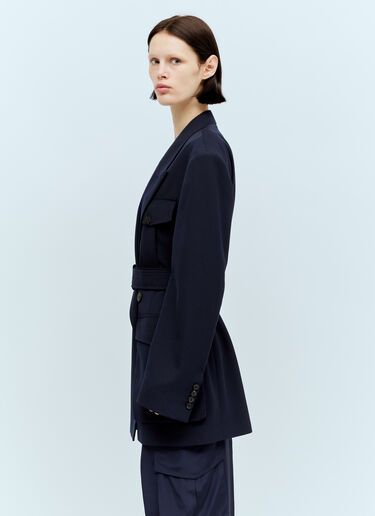 Dries Van Noten 벨티드 블레이저  네이비 dvn0256010