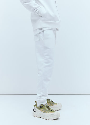 Moncler 로고 패치 트랙 팬츠 화이트 mon0156014