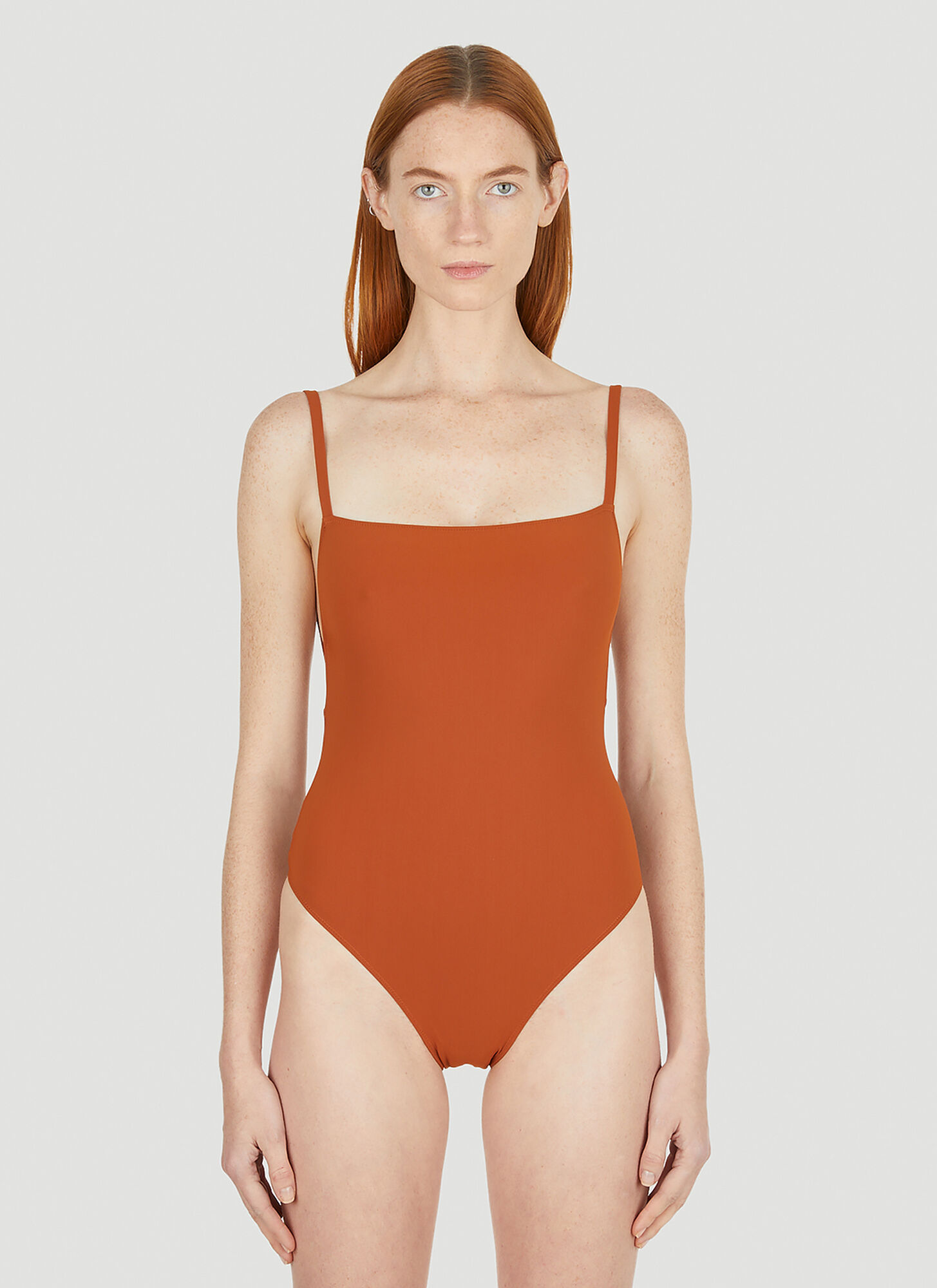 Shop Lido Tre Swimsuit In Orange