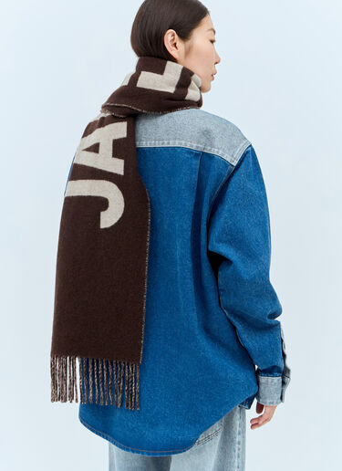 Jacquemus L'Echarpe Jacquemus Scarf Brown jac0358007