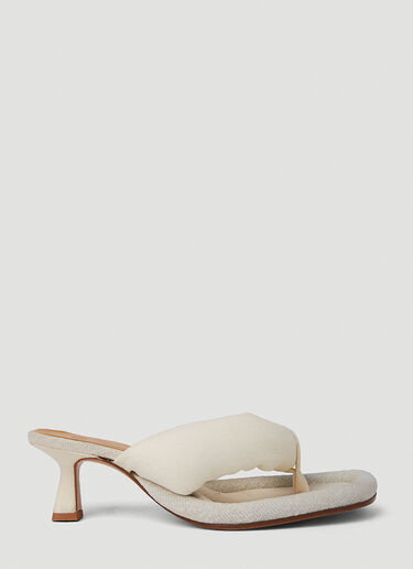 Ugo Paulon Patel Thong Mules Beige ugp0250002