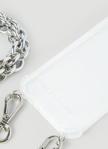 1017 ALYX 9SM Chunky Chain Strap iPhone 12 Case Grey aly0245031
