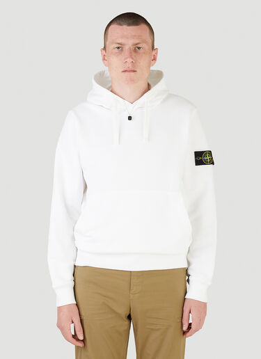 Stone Island フード付きスウェットシャツ ホワイト sto0145073