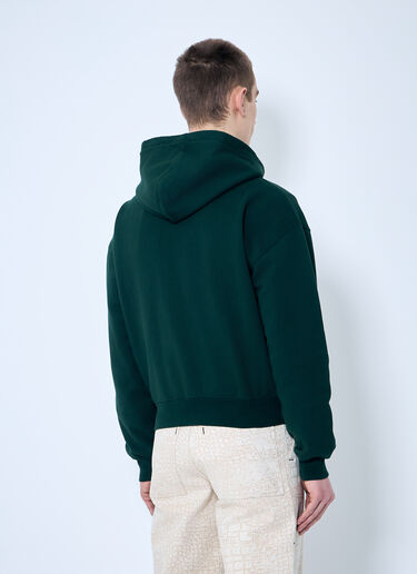 Jacquemus Le Hoodie Zip Up Dark Green jac0160015