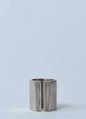 Rick Owens Imploded Ring Brown ric0159016