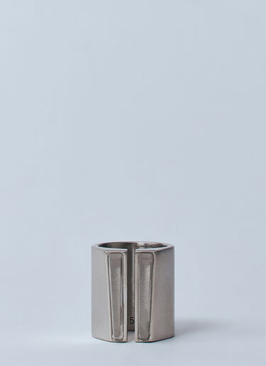 Rick Owens Imploded 戒指  银色 ric0259026