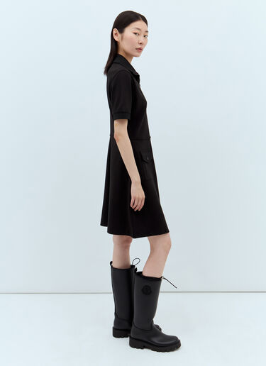 Moncler Polo Mini Dress Black mon0257049