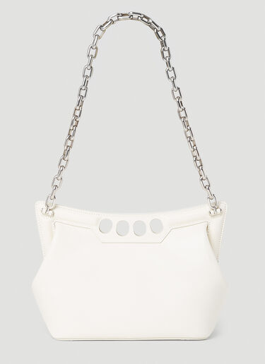Small Peak Shoulder Bag Alexander McQueen Small Peak Shoulder Bag White amq0252002