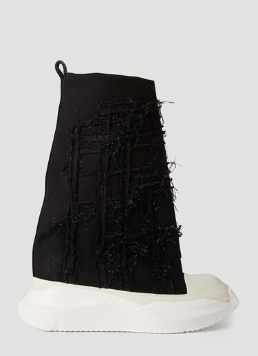 Rick Owens DRKSHDW Slashed Fogachine 靴子 黑色 drk0152017
