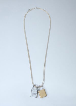 Our Legacy Riddle Padlock-Detail Necklace Gold our0164057