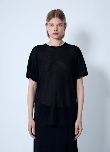 TOTEME Knit Top Black tot0261067