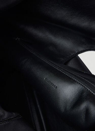 Black Glove large leather tote bag, Balenciaga