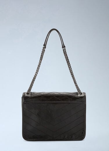 LN-CC® - Saint Laurent: Niki Medium Shoulder Bag - Black Saint Laurent Niki Medium Shoulder Bag Black sla0241061