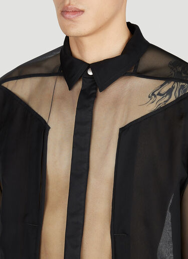 Rick Owens Jumbo Fogpocket Shirt Black ric0151005