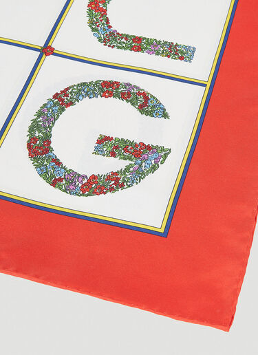 Gucci Mosaic Scarf White guc0253139